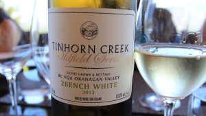 Tinhorn Creek Vineyards, Sandra Oldfield, Okanagan Valley, BC wine, Diamondback Vineyard, Black Sage Bench, 2 Bench White