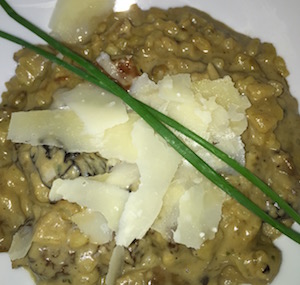 Marrenon, mushroom risotto, Ventoux