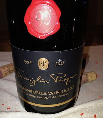 Riccardo Pasqua, Pasqua wine, valpolicella, amarone, mai dire mai, Venezia, Veneto