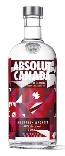 Absolut bottle Canada 150th, Absolut quilt bottle